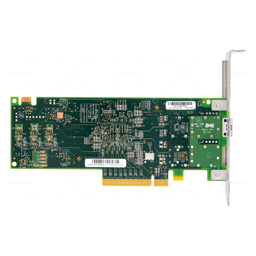 A3C40195666 FUJITSU EMULEX LPE31000-M6-F 32GB SINGLE PORT SFP+ PCIE FIBRE CHANNEL ADAPTER LOW PROFILE P011324-23F_001